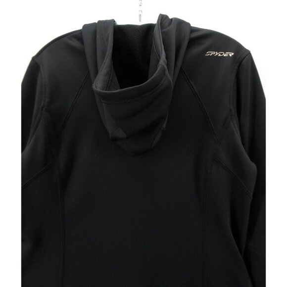 Spyder Jacket Medium Windbreaker Hoodie Fleece Line Softshell Hiking - Picture 9 of 15